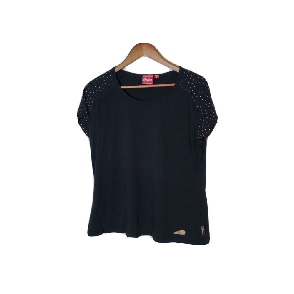 indian motorcycle Ladys Top Large biker        Bin 19